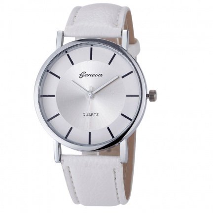 Geneva horloge retro (wit) - nr. 1