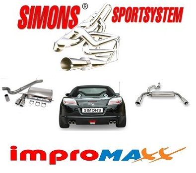 Simons RVS Sportuitlaat Golf 5 - 3