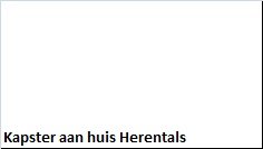 Kapster aan huis Herentals - 1