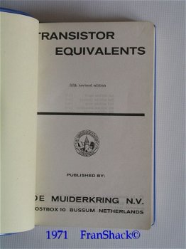 [1971] Transitor equivalents, De Muiderkring - 2
