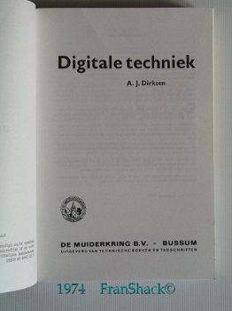 [1974] Digitale techniek, A.J. Dirksen, De Muiderkring #2 - 2