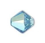 Swarovski 5328 Aquamarine AB 6mm 5 Stuk - 1