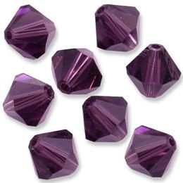 Swarovski 5328 Amethyst 6mm 5 Stuk - 1