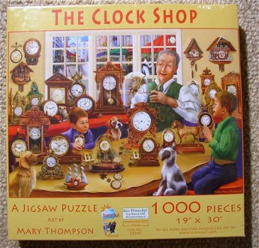 SunsOut - The Clock Shop - 1000 Stukjes Nieuw - 2