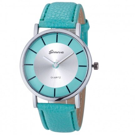 Geneva horloge retro (turquoise) - nr. 1