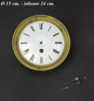 === Pendule uurwerk = zie omschrijving = oud === 32367 - 0