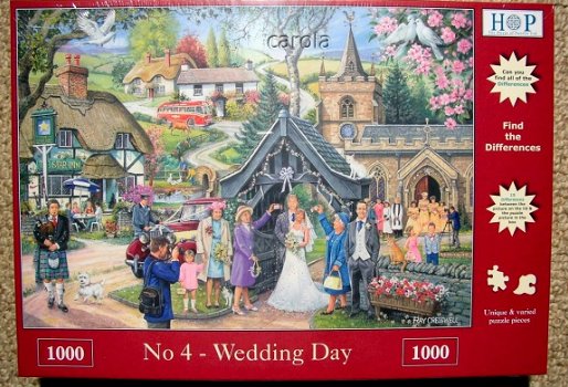 House of Puzzles - No. 4 Wedding Day - 1000 Stukjes Nieuw - 2