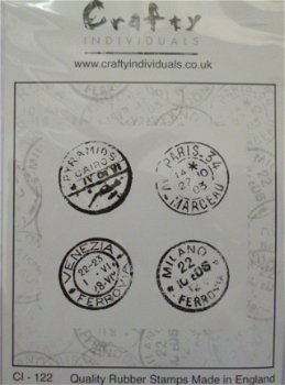 Crafty Individuals CI-122 Stamps Paris - 1
