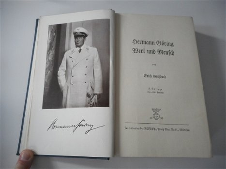 Duits boek van Hermann Göring 