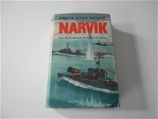 Duits boek "Narvik" uit 1940 met zeldzame omslag