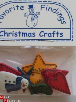 favorite findings buttons christmas crafts - 1