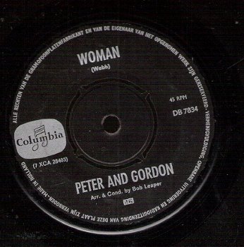 Peter & Gordon - Woman - Wrong From The Start -1966 - 1