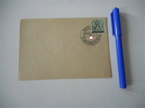 Duitse envelop met mooie zegel + stempel KOOPJE!!! - 1