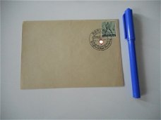 Duitse envelop met mooie zegel + stempel KOOPJE!!!