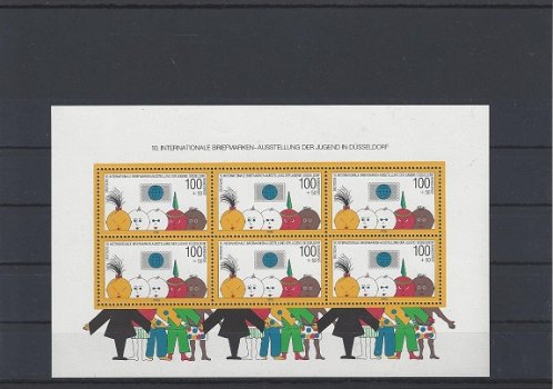 Duitsland, Bundesrepublik Michelnummer Blok 21 (zegels 1472) postfris - 1