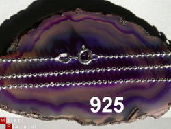 FIJNE ECHT ZILVEREN (925) KETTING IN 50 CM.