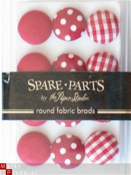 spare-parts fabric brads red - 1