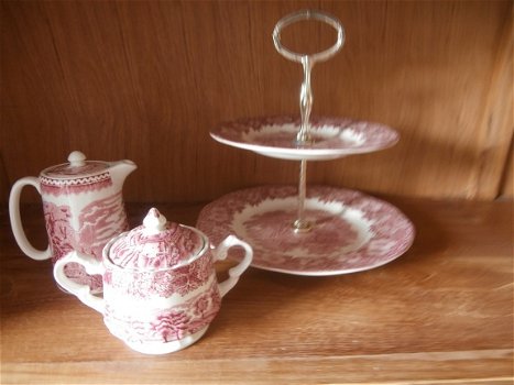 Wedgwood ,woodland roze/rood - 4