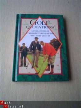 Golfquotations edited by H. Exley - 1