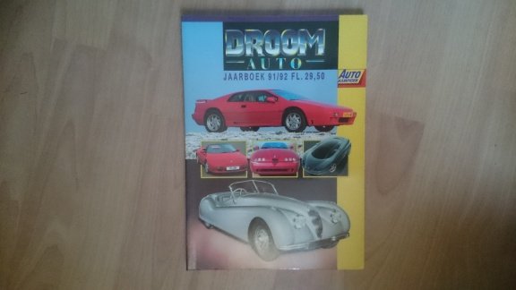 Boek: Droomauto jaarboek 91/92 - 1