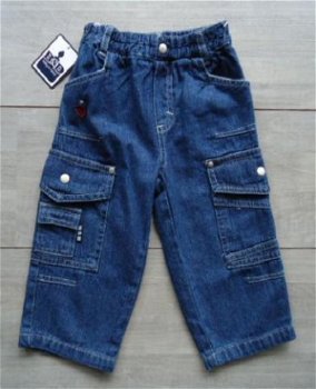 B & D Stoere Basic Worker JEANS maat 74 - 1