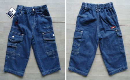 B & D Stoere Basic Worker JEANS maat 74 - 5