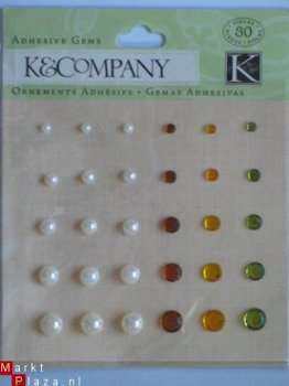 K&Company fall harvest adhesive gems - 1