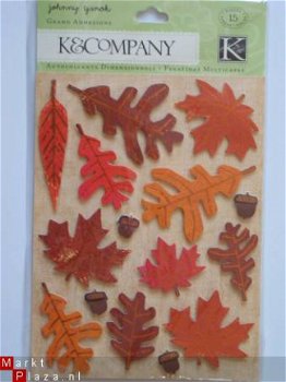 K&Company grand adhesions fall harvest leaves - 1