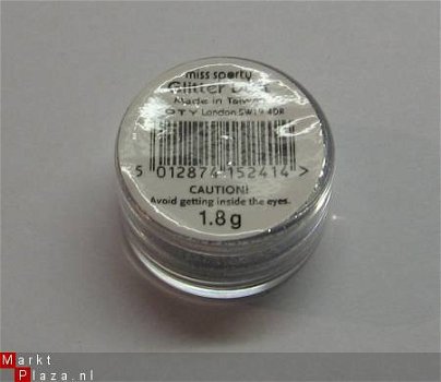 1 Nagel ZILVER Glitters / glitterpoeder gel acryl SILVER - 1