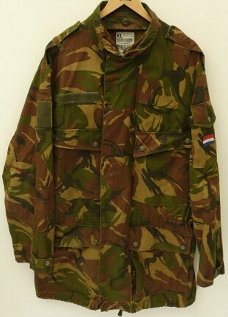 Jas, Parka, Uniform, Buiten, Gevechts, KL, M90, Woodland Camouflage, maat: 6080/0005, 1990.(Nr.1)