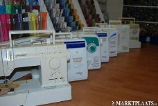 Gebruikte naaimachines met 1 jaar garantie reeds vanaf 45,00
