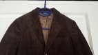 Polo Ralph Lauren donker bruin rib colbert jasje maat 140 - 2 - Thumbnail