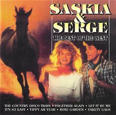 Saskia & Serge  - The Best Of The West   (CD) Nieuw