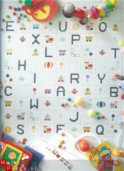 borduurpatroon 4469 alfabet(kinderspel) - 1