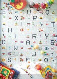 borduurpatroon 4469 alfabet(kinderspel)