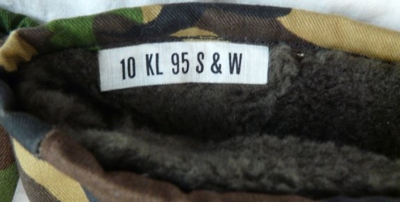 Handschoenen, Gevechts, Winter, Gevoerd, Woodland Camouflage, KL, maat: 10, 1995.(Nr.2) - 7