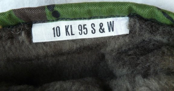 Handschoenen, Gevechts, Winter, Gevoerd, Woodland Camouflage, KL, maat: 10, 1995.(Nr.2) - 8