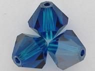 Swarovski 5301 Capri Blue Satin 5mm 5 Stuk LIMITED - 1