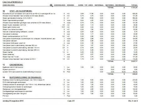 Bouw Calculatieprogramma Bouwcalculatieprogramma Goedkoop - 6