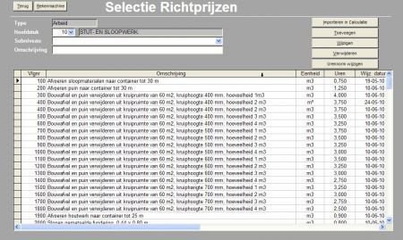 Calculatieprogramma Calculatiesoftware Nagenoeg Gratis !! - 7