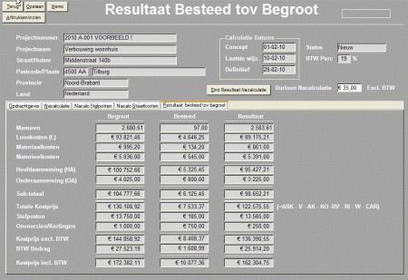 Calculatieprogramma € 185,- Calculatie programma - 4