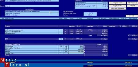 Calculatieprogramma, begrotingsprogramma Calculatiesoftware - 2