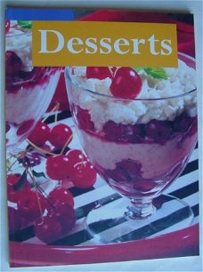 Desserts -pudding, ijs, vruchten,