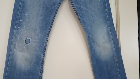 Vingino jeans spijkerbroek met Italiaanse vlag op kontzak maat 122 - 5