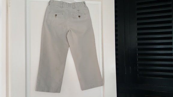 Gant beige chino broek maat 122/128 - 4