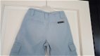 Jeep grijs blauwe worker broek met stoere zakken en bies maat 128 - 4 - Thumbnail