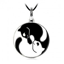 Ketting "kat" (yin yang)