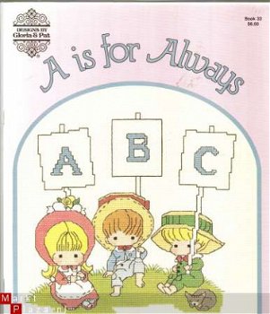 Goria & Pat Compleet leaflet A is for Always (ABC borduren) - 1
