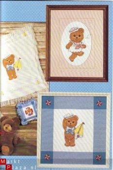 Glora & Pat Leaflet Bears Ahoy vol met berenpatronen - 1