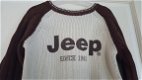 Jeep bruin ecru trui maat 122 - 2 - Thumbnail